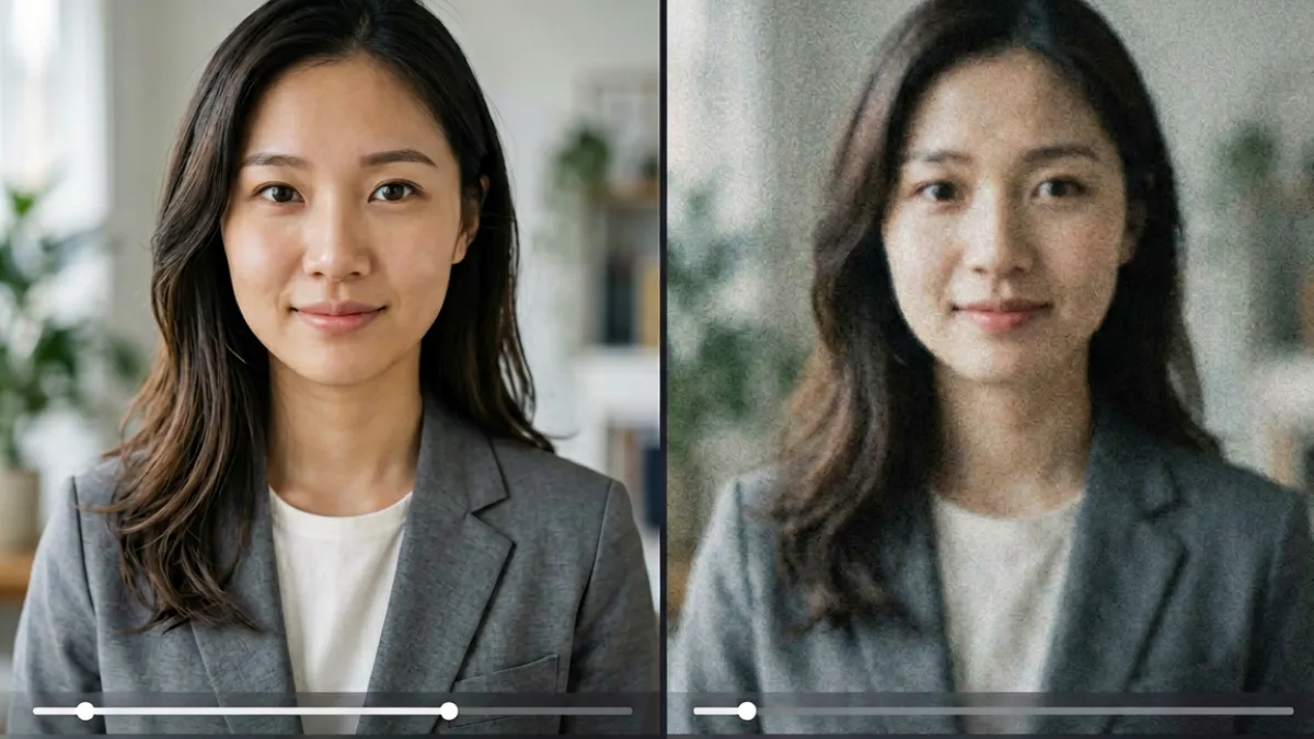 不同平台视频播放页面的画质对比截图，左侧为糖心logo的1080p效果，右侧为分辨率较低的对比平台画面